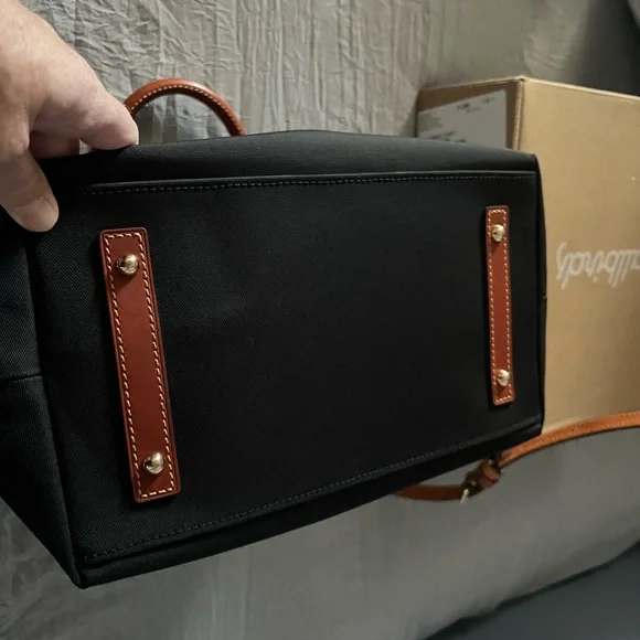 Dooney & Bourke Black and Brown Satchel - Picture 4 of 4